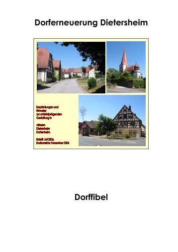 Dorffibel als PDF-Datei - Gemeinde Dietersheim