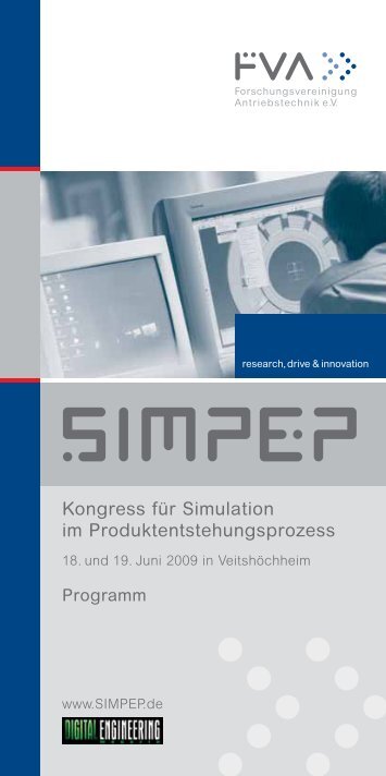 Kongress für Simulation im Produktentstehungsprozess - FVA