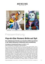 Download Pressetext Sylt - Galerie Mensing