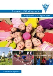 TV Programm 2014 1. Halbjahr - Turnverein 1848 Villingen e.V.