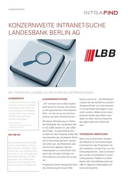 Landesbank Berlin Ag - The Letter Of Recomendation