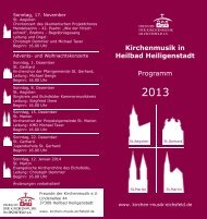 Kirchenmusik in Heilbad Heiligenstadt - Evangelischer Kirchenkreis ...