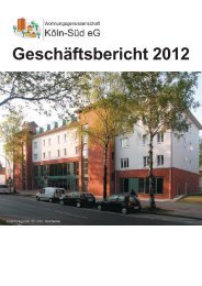 Lagebericht des Vorstandes über das Geschäftsjahr 2012