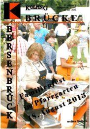 Familienfest am 18.August - Kolpingsfamilie Bersenbrück