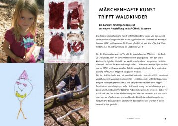 märchenhafte kunst trifft waldkinder - Machmit! Museum für Kinder