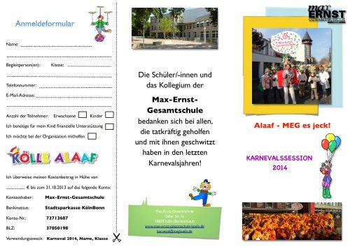 Flyer Max Ernst Gesamtschule verändert