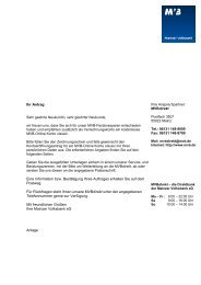 Ihr Antrag Eine Information bzw. Bestätigung Ihres Auftrages ...