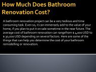 How Much Does Bathroom Renovation Cost?