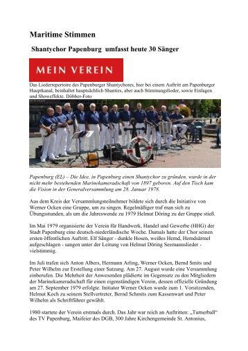 EL - Mein Verein - Papenburger Shanty-Chor