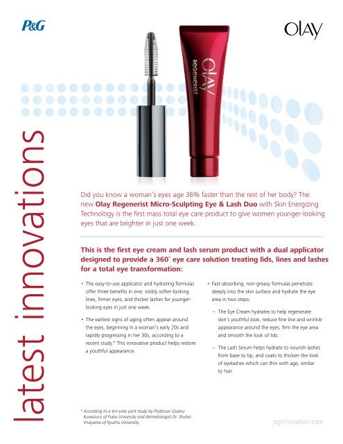 Download Olay Regenerist Micro-Sculpting Eye & Lash Duo ...