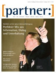 Perfekter Mix aus Information, Dialog und Unterhaltung - PMA