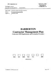 PPG Industries, Inc Barberton, Ohio Document No. Date Effective ...