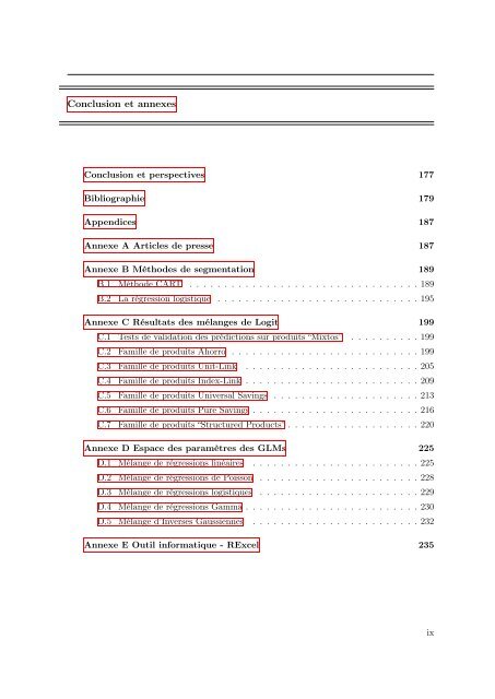 Mélanges de GLMs et nombre de composantes : application ... - Scor