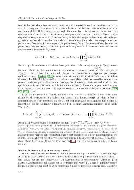 Mélanges de GLMs et nombre de composantes : application ... - Scor