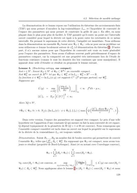 Mélanges de GLMs et nombre de composantes : application ... - Scor