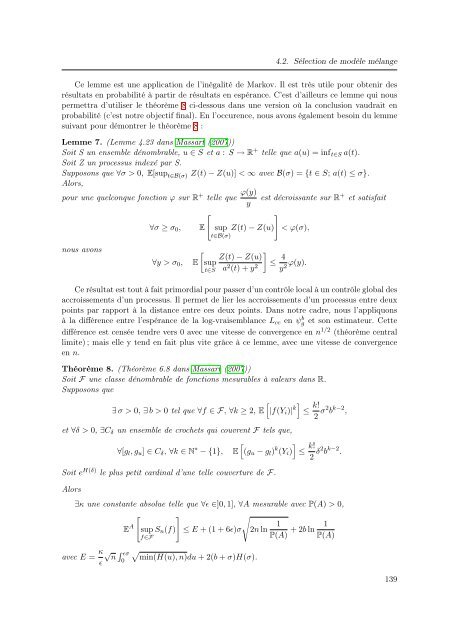 Mélanges de GLMs et nombre de composantes : application ... - Scor