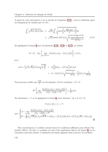 Mélanges de GLMs et nombre de composantes : application ... - Scor