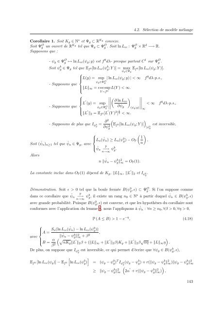 Mélanges de GLMs et nombre de composantes : application ... - Scor