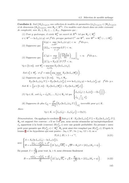 Mélanges de GLMs et nombre de composantes : application ... - Scor