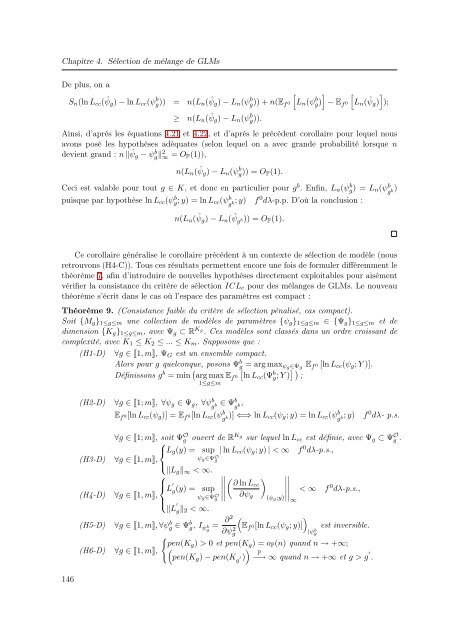 Mélanges de GLMs et nombre de composantes : application ... - Scor