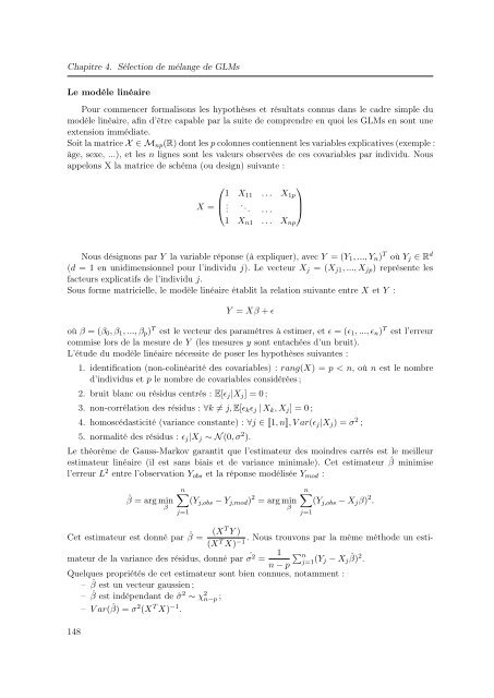 Mélanges de GLMs et nombre de composantes : application ... - Scor