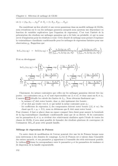 Mélanges de GLMs et nombre de composantes : application ... - Scor