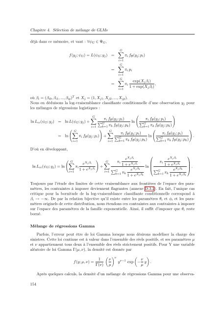 Mélanges de GLMs et nombre de composantes : application ... - Scor