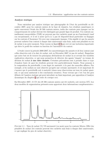 Mélanges de GLMs et nombre de composantes : application ... - Scor