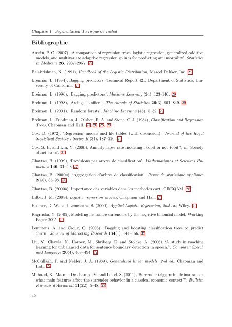 Mélanges de GLMs et nombre de composantes : application ... - Scor