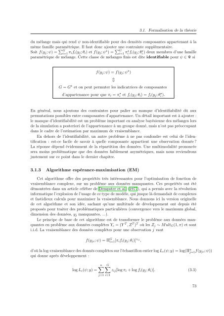 Mélanges de GLMs et nombre de composantes : application ... - Scor