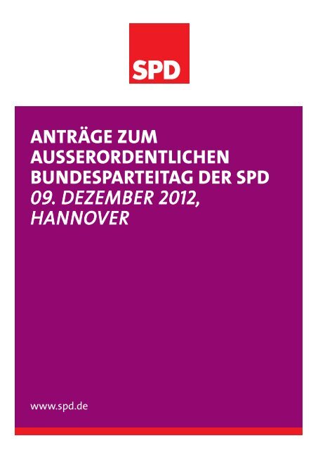 Antragsbuch [ PDF , 161 kB ] - SPD