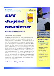 April 2013 - SV Vorgebirge e.V.