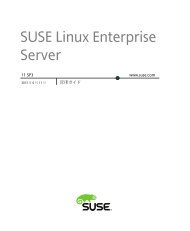 SUSE Linux Enterprise Serverマニュアル