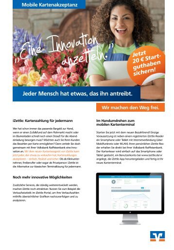 iZettle Flyer - Volksbank Winsener Marsch