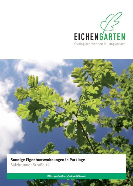 Broschüre Eichengarten - wbg - Stadt Nürnberg