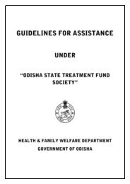 Odisha State Treatment Fund Guideline (English)