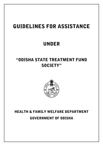 Odisha State Treatment Fund Guideline (English)