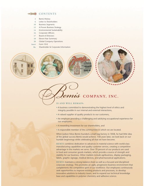 Bemis Company 2007 Annual Report - IR Solutions