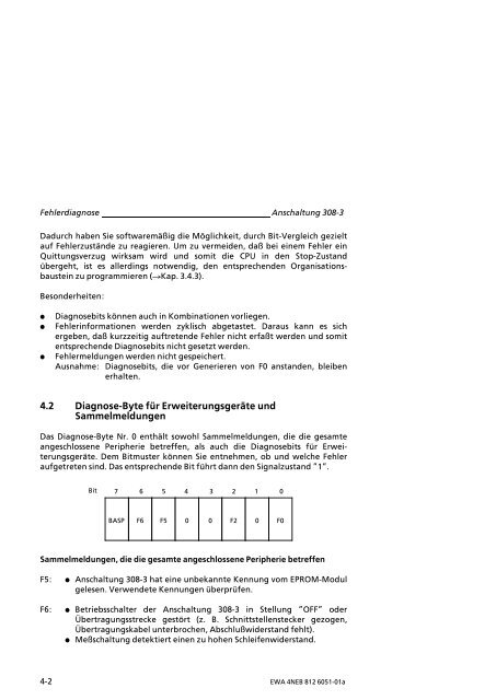 Erweiterungsgeräte-Anschaltung 308-3UA12