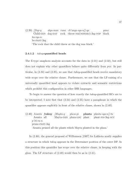 the syntax and semantics of relativization and quantification