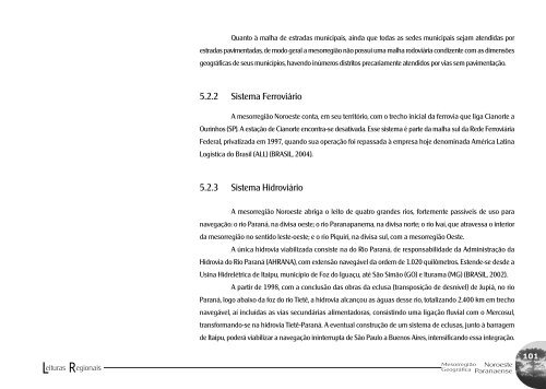 MesorregiÃ£o GeogrÃ¡fica Noroeste Paranaense - Ipardes