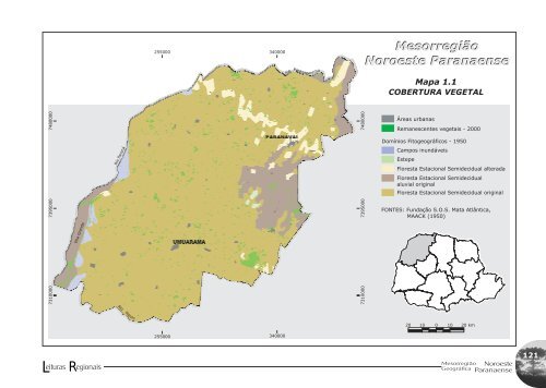 MesorregiÃ£o GeogrÃ¡fica Noroeste Paranaense - Ipardes