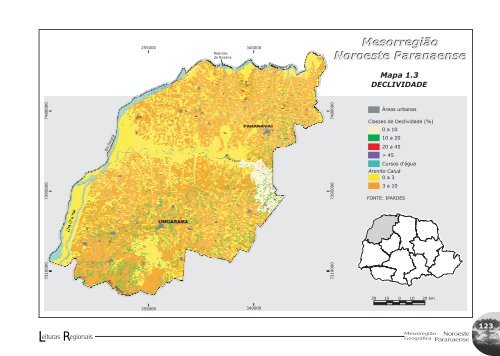 MesorregiÃ£o GeogrÃ¡fica Noroeste Paranaense - Ipardes