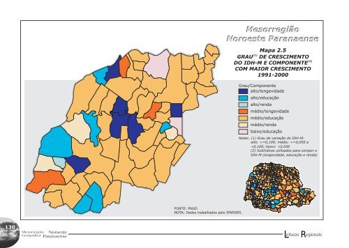 MesorregiÃ£o GeogrÃ¡fica Noroeste Paranaense - Ipardes