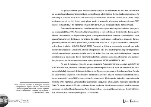 MesorregiÃ£o GeogrÃ¡fica Noroeste Paranaense - Ipardes