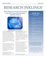 RESEARCH INKLINGS - The Medical University of South Carolina