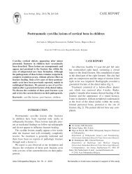 Posttraumatic cyst-like lesions of cortical bone in children