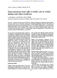 Gastrointestinal mast cells in health, and in coeliac disease and ...