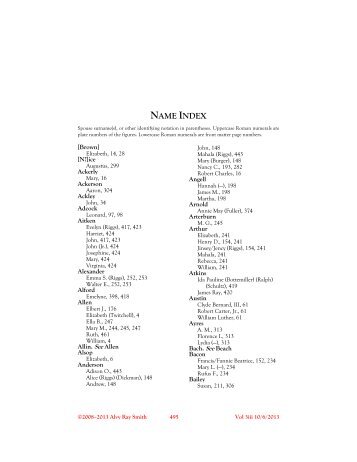 Edward Riggs Genealogy, Vol. 3, Part 3, Name Index - Alvyray.com