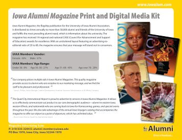 Iowa Alumni MagazinePrint and Digital Media Kit - The University of ...